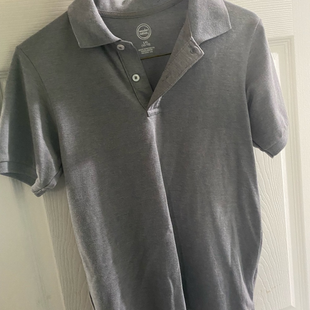 Kids Large Grey Shirt